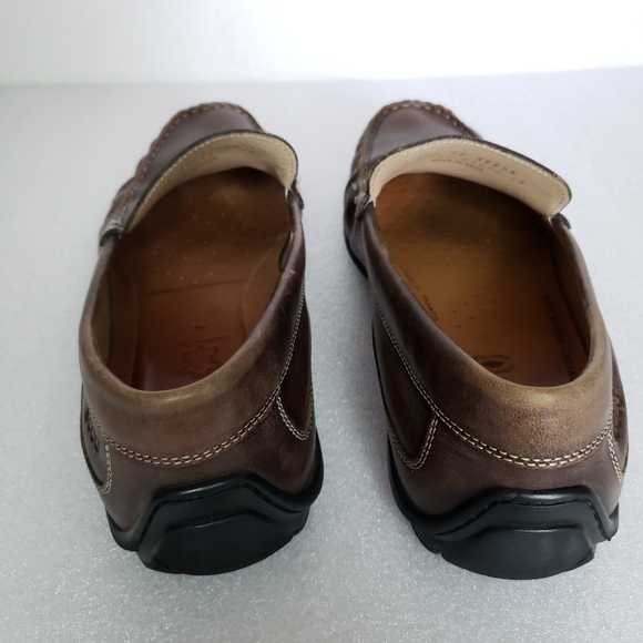 Ecco Leather Driving Macossin Loafters - Picture 3 of 8